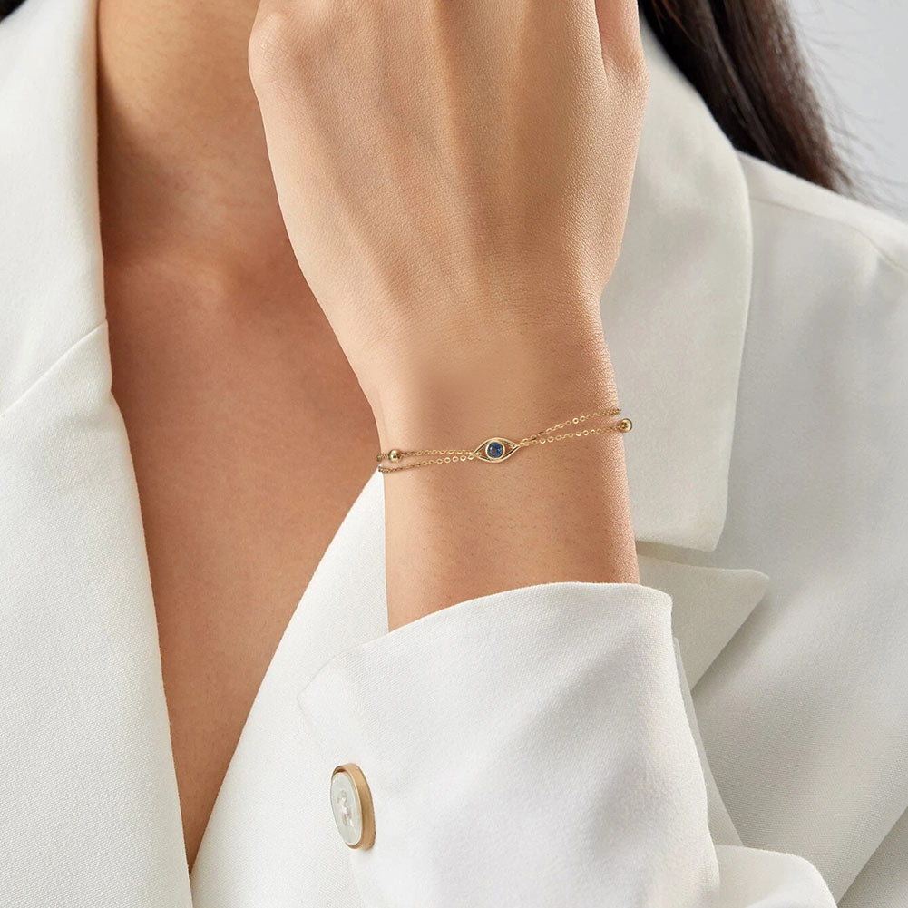 Evil Eye Sleek Bracelet