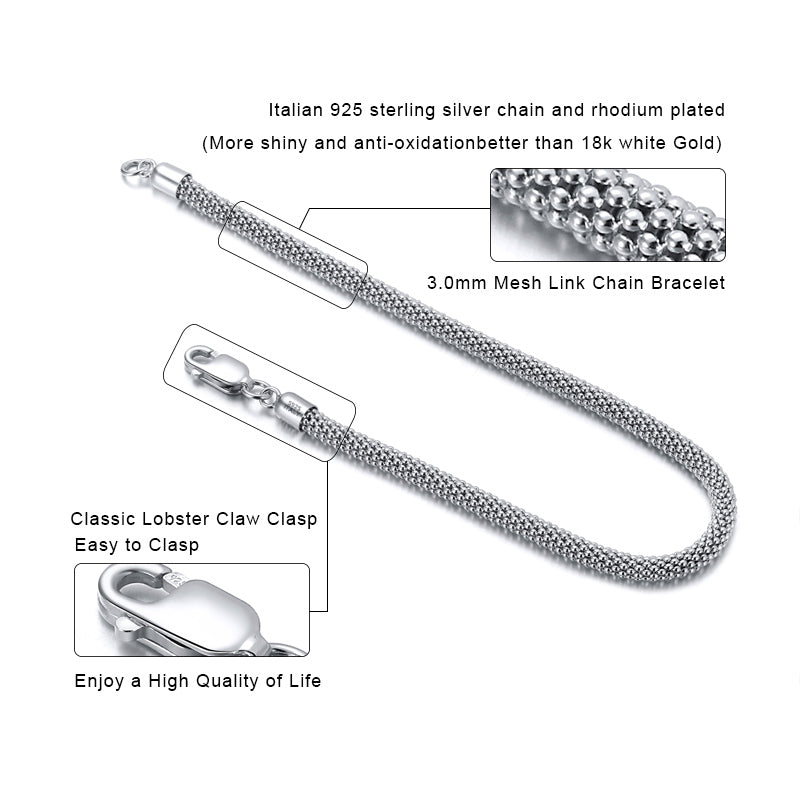 Mesh Link Chain Bracelet